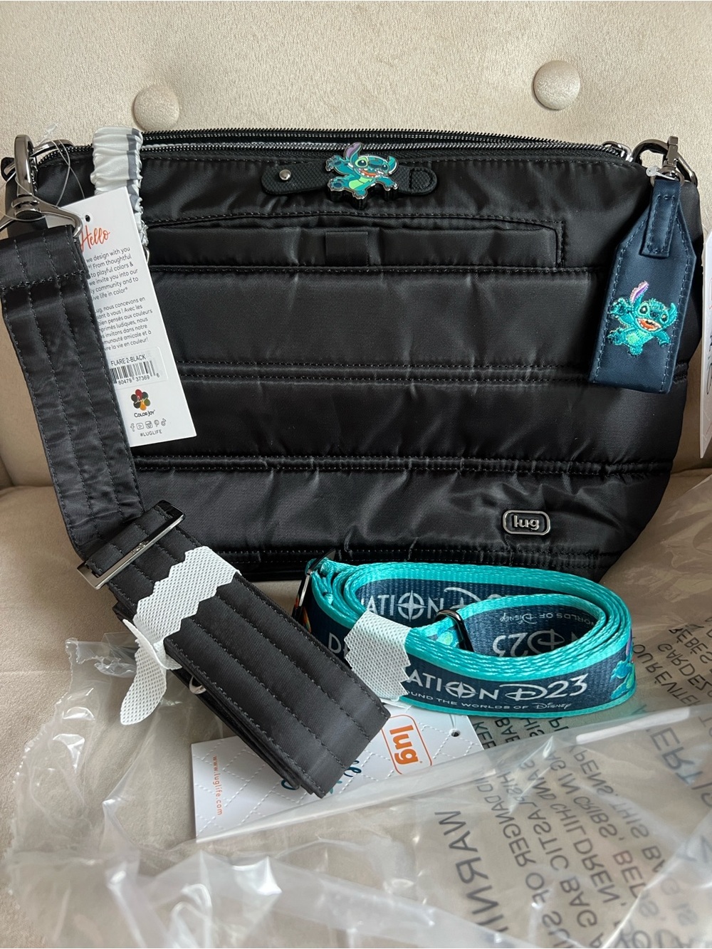 NWT Lug D23 Flare 2 Bundle with Stitch in Black